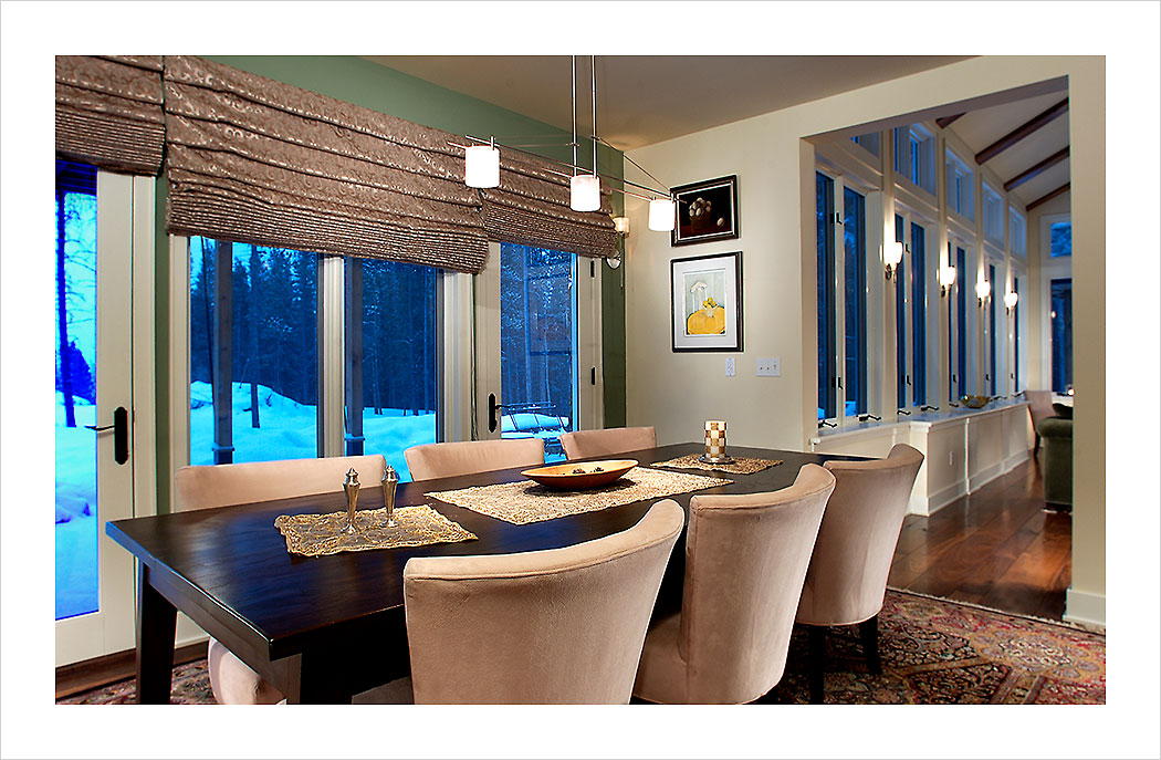 Interior dining room photo